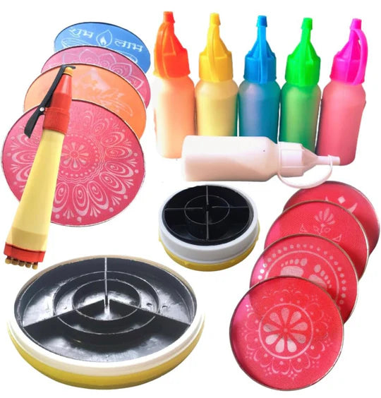 š "Magic Rangoli Kit šØ + 12 Free water Diyas šŖ + 1 Surprise Gift š "