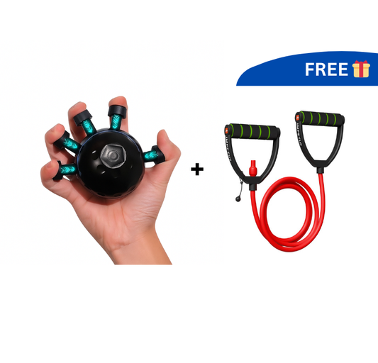 Finger Grip Strengthener   (Free Toning Resistance Tube)